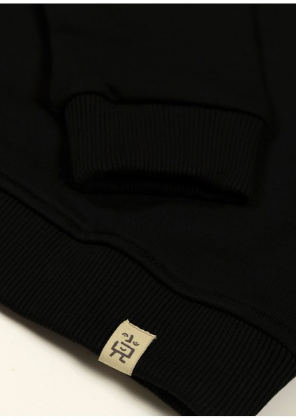 Be The Coolest Nakışlı Siyah Uzun Kollu Erkek Çocuk Sweatshirt modelleri