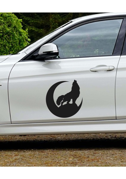 Bozkurt Hilal Oto Sticker 20X20 cm Siyah fiyatları