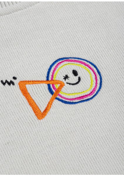 Let's Play Nakışlı Gri Uzun Kollu Erkek Çocuk Sweatshirt modelleri