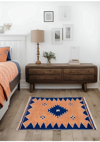 Manyas Geometrik Desenli Yün Halı 94X121 cm fiyatları