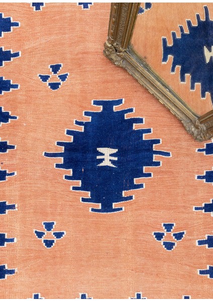 Manyas Geometrik Desenli Yün Halı 94X121 cm modelleri