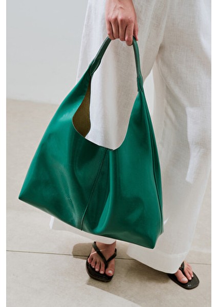 Luna Tote Çanta Petrol