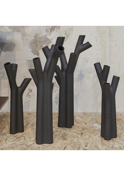 Roseau Black Büyük Boy Seramik Vazo modelleri