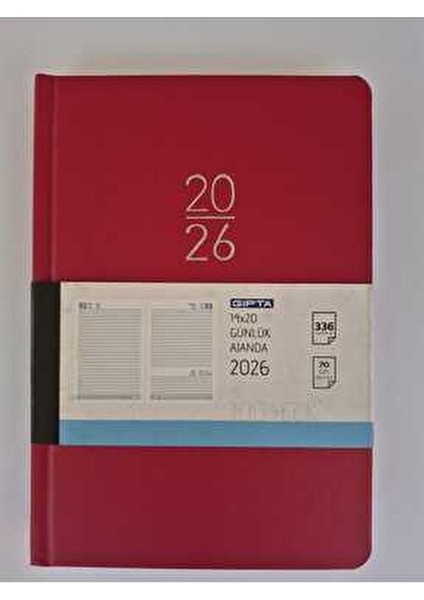 2026 Ajanda 100-ECK 14X20 Günlük Ajanda