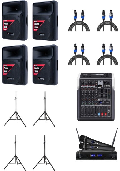 WSS-0800 Hoparlör Mağaza Dükkan Kafe Seslendirme ve Okul Anons Sistemi fiyatları