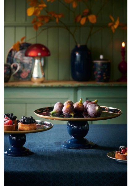 Berry Blues Mavi Metal Kek Standı 32X12,5 cm fiyatları