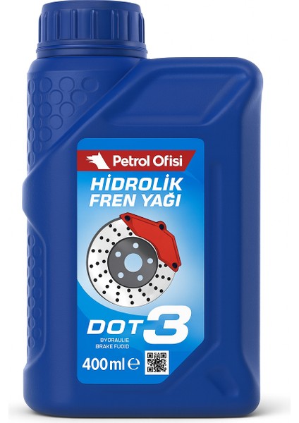 Dot 3 Hidrolik Fren Yağı 400 ml