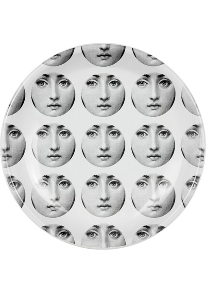 Variazioni N197 Siyah Beyaz Porselen Kül Tablası