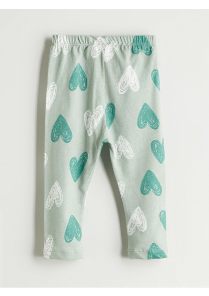 Yeni Sezon Beli Lastikli Baskılı Kız Bebek Pijama Alt modelleri