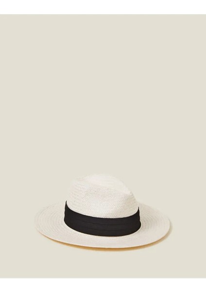 Louise Fedora Hasır Şapka
