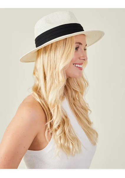 Louise Fedora Hasır Şapka modelleri