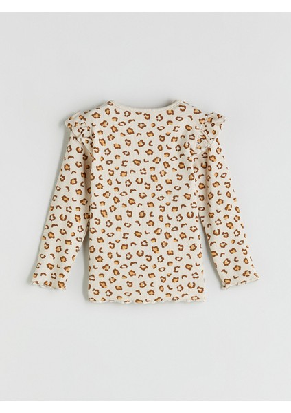 Yeni Sezon Bisiklet Yaka Baskılı Kız Bebek Pijama Takımı fırsatları