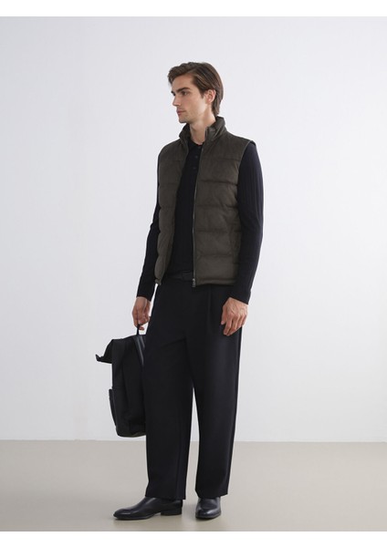 Yeni Sezon Standart Kalıp Dik Yaka Erkek Şişme Yelek fiyatları