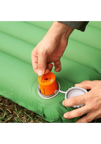 Koyu Mavi Dört Mevsim Dahili Çıkarılabilir Pompa Vakum ve Kamp Lambası Özellikli Şişme Uyku Matı modelleri