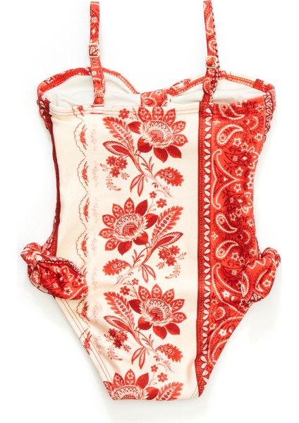 Lucky Kırmızı Kız Çocuk Mayo fiyatları