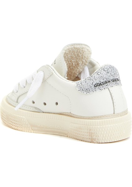 May Beyaz Kız Çocuk Deri Sneaker modelleri