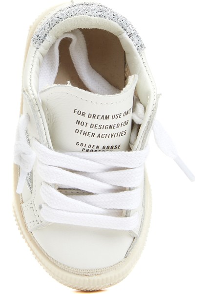 May Beyaz Kız Çocuk Deri Sneaker fırsatları