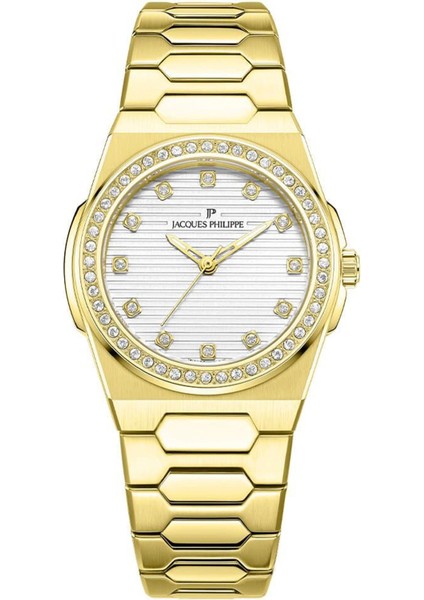 JPQLS722324 Altın Rengi Çelik Kadın Kol Saati