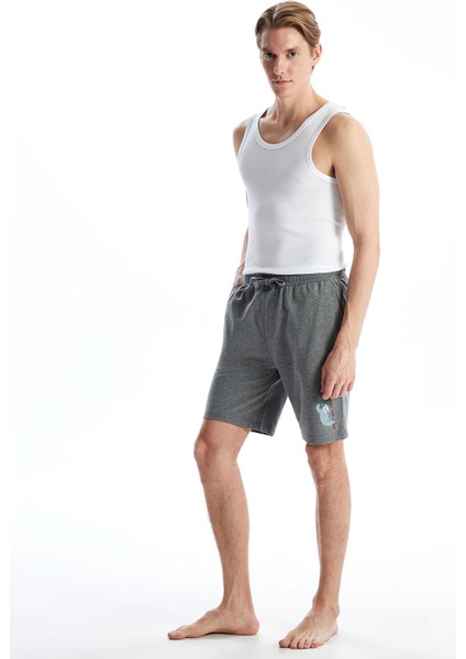 Yeni Sezon Standart Kalıp Erkek Pijama Alt Şort