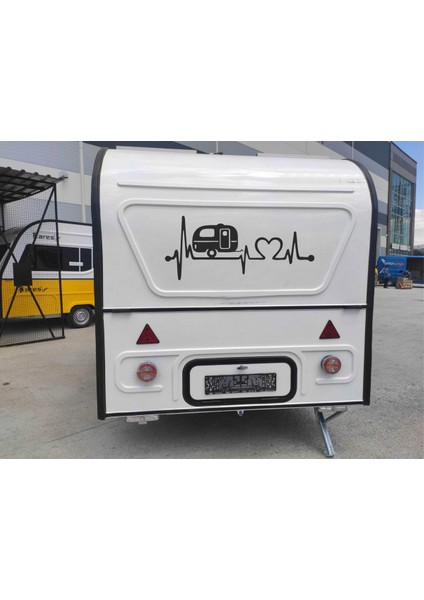 Kalpli Nabız Ritmi Karavan Sticker