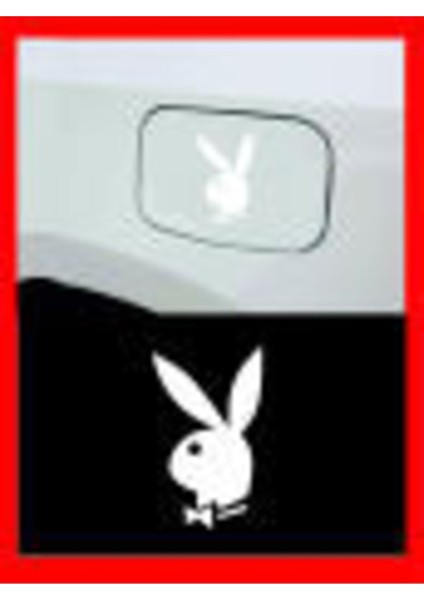 Playboy Sticker Yapıştırma - 9*15CM - Oto Sticker -Araba Sticker