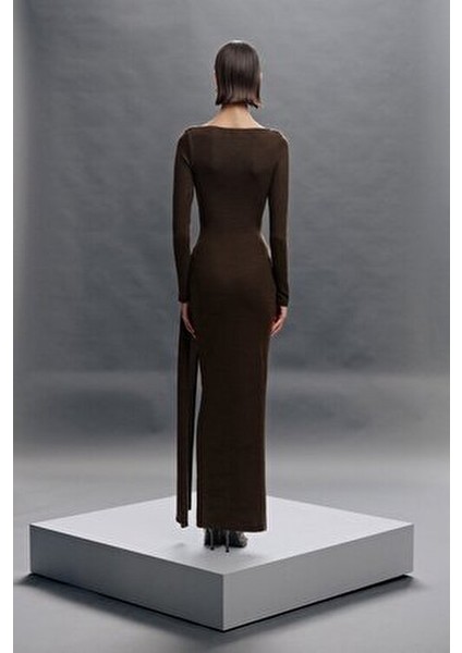 Düğüm Detaylı Triko Elbise - Exclusive Collection indirimleri