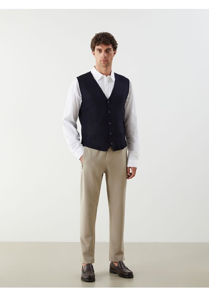 Yeni Sezon Standart Kalıp V Yaka Erkek Triko Yelek fiyatları