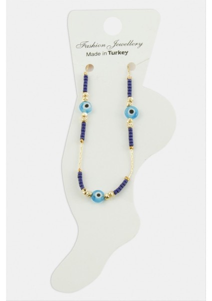 Allzey Nazar Miyoki Boncuk Halhal-Lacivert