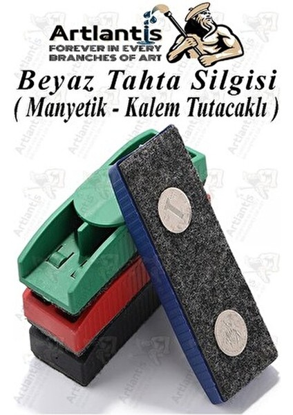 Yazı Tahta Silgisi Plastik Mıknatıslı 3 Adet Beyaz Yazı Tahtası Silgisi Manyetik Kaliteli Keçe Uçlu fiyatları