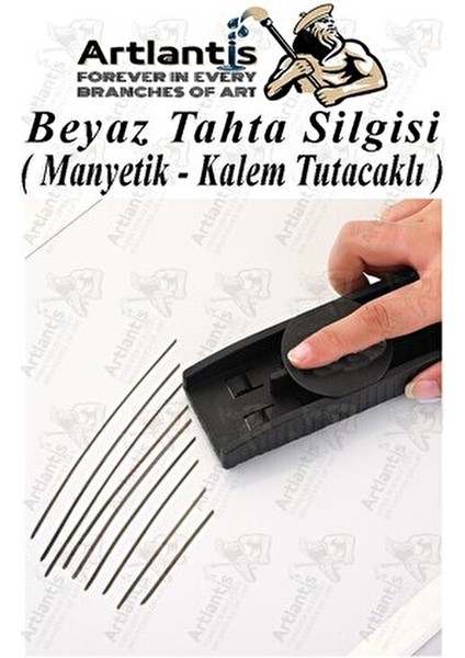 Yazı Tahta Silgisi Plastik Mıknatıslı 3 Adet Beyaz Yazı Tahtası Silgisi Manyetik Kaliteli Keçe Uçlu modelleri