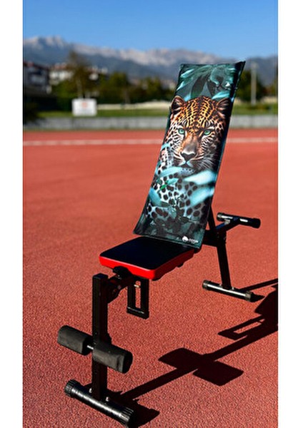 Pamuklu Yeni Nesil Fitness Spor Havlusu - Dijital Baskılı - Hızlı Kuruyan Mikrofiber | Leopar