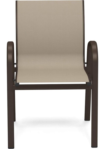 Holly Antique Iron Beige Alüminyum Kumaş Bahçe Sandalyesi modelleri