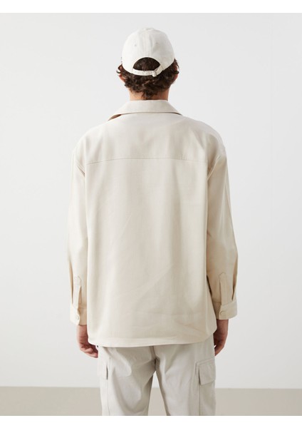 Yeni Sezon Rahat Kalıp Uzun Kollu Erkek Gömlek Ceket fırsatları