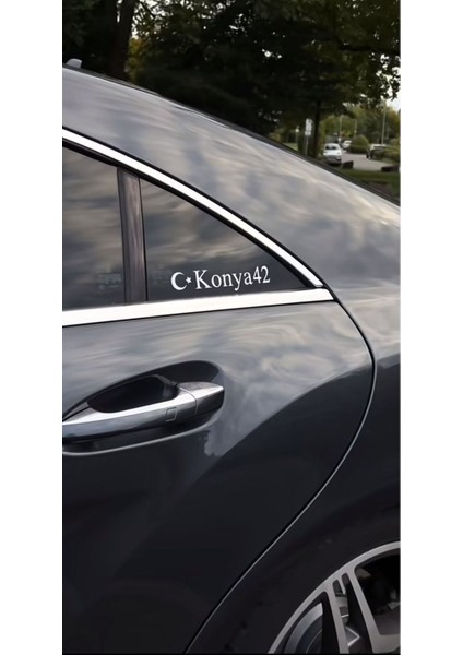 Il'e Özel Kelebek Cam Sticker