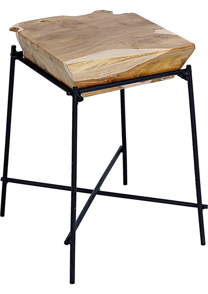 Alina Teak Kare Sehpa 40X45 cm