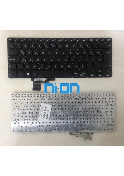 Nion Asus PU401LA Uyumlu Notebook Klavye (Siyah Tr)