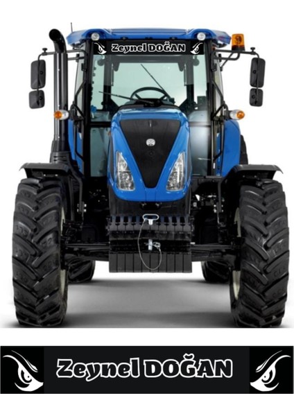 Gözlü Traktör Güneşlik 120X15 Case Tümosan Massey Erkunt Renkli Baskı Baskes
