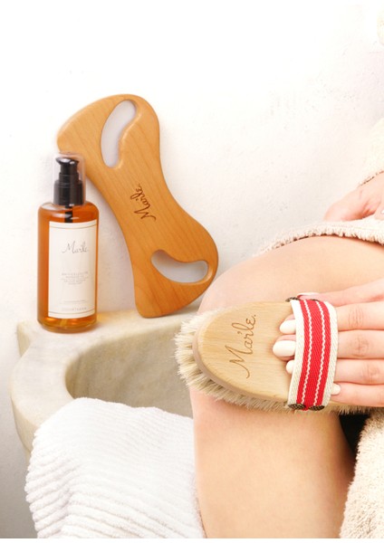 Selülit Karşıtı Masaj Yağı 200 ml + Doğal At Kılı Fırçası ve Ahşap Masaj Aleti 3’lü Bakım Seti fiyatları