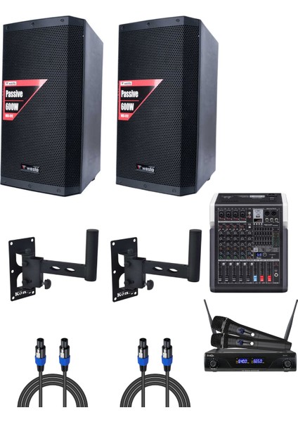 WSS-1715 Hoparlör Mağaza Dükkan Kafe Seslendirme ve Okul Anons Sistemi