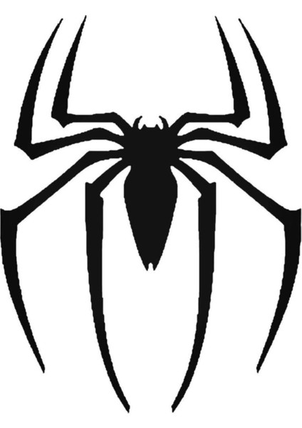 Spiderman Logo Bumper Marvel Araba Oto Arma Duvar Çıkartma Sticker 20 cm