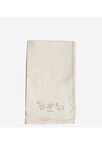 Organik New Basic Çift Kat Battaniye Natural