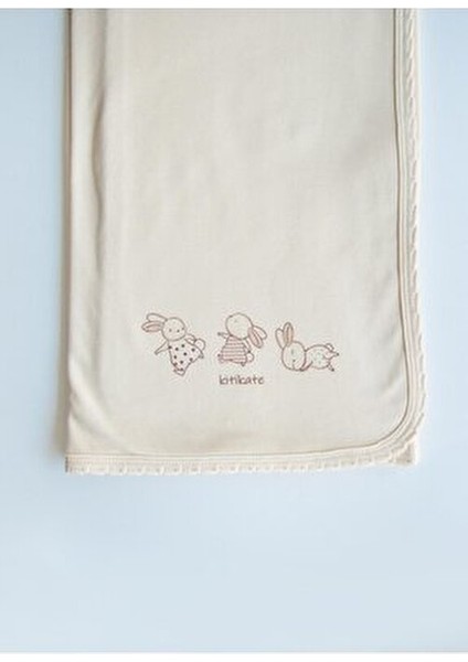 Organik New Basic Çift Kat Battaniye Natural fırsatları