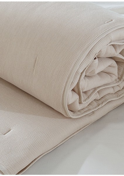 Aden Naturel Pamuklu Waffle Dokulu Çift Kişilik Yorgan 235 x 205 cm fiyatları