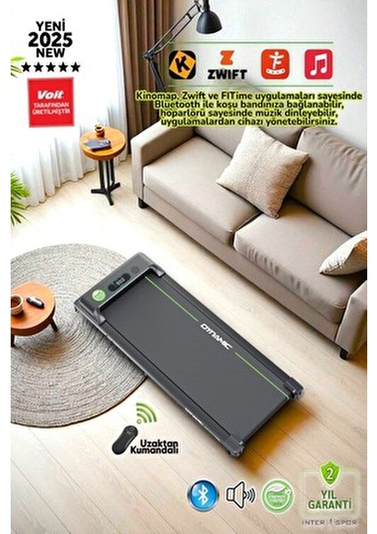 Garantili Dynamic T500 Koşu Bandı Yağlama Gerektirmez Kolsuz Bluetooth Uzaktan Kumanda Hoparlör fiyatları