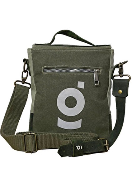 Retro Desenli Hakiki Deri ve Mumlu Kanvas Postacı & El Çantası 17X20 cm modelleri