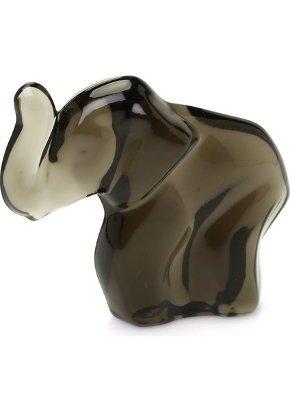 Gri Fil Formlu Kristal Obje