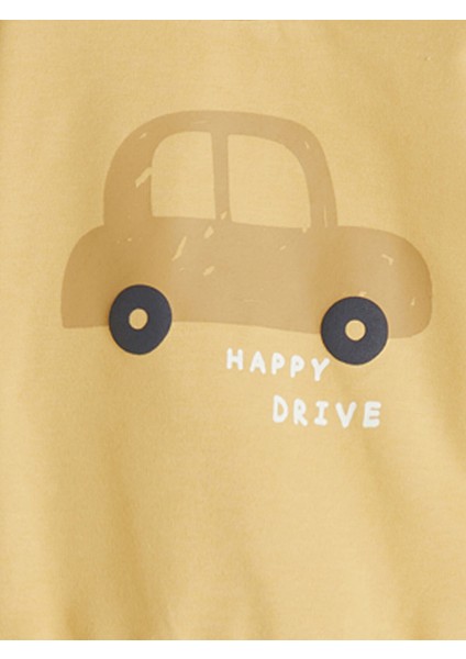 Yeni Sezon Baskılı Erkek Bebek Sweatshirt ve Eşofman Alt 2'li indirimleri