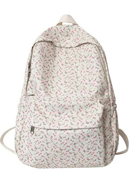 4 Bölmeli Geniş Ebatlı Desenli Kadın Sırt Çantası - Günlük Kullanım Kadın Sırt Çantası modelleri