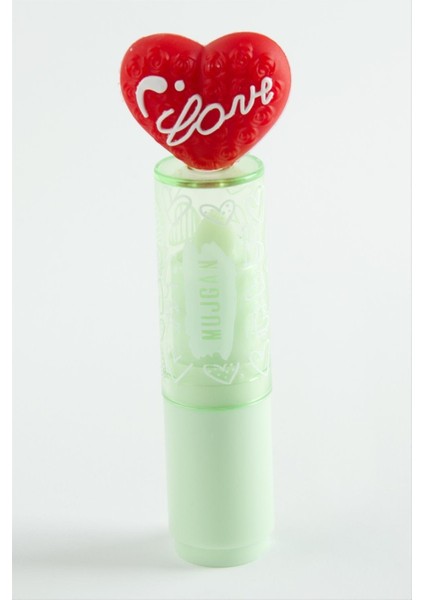 Ds-Derin Müjgan Love Yazılı Dudak Nemlendirici-Yeşil modelleri