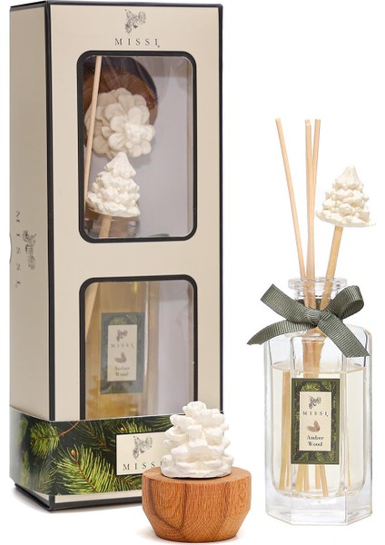 Yılbaşı Altıgen Amber Wood Hediye Seti